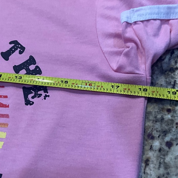 (Buy 3 for $25)YEXIPO Pink Bring On The Sunshine T-shirt Top Sz S NWOT - Picture 4 of 8